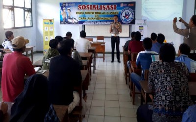 Nganjuk Punya Ojek Online, Kasatlantas Bekali